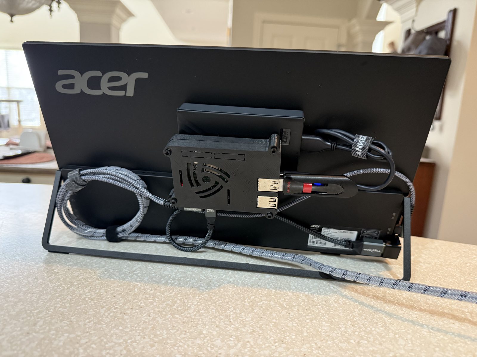 Completed digital photo frame build